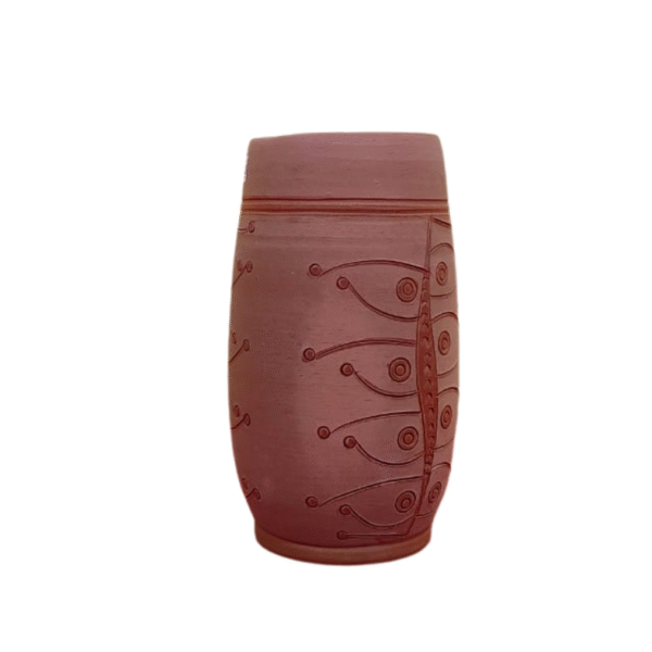 Clay flower vase  Sadamati | Height: 8”, Upper: 3.5”, Lower: 3.5” | Matir Fuldani | মাটির ফুলদানি