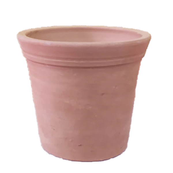 Glass Shape Bangla Large| Height: 5.5”, Upper: 6”, Lower: 4”| Matir Fuldani | মাটির ফুলদানি