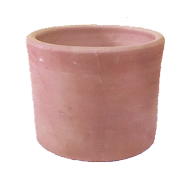 Bole Shape pot | Height: 5”, Upper: 6.5”, Lower: 5” | Matir Fuldani | মাটির ফুলদানি
