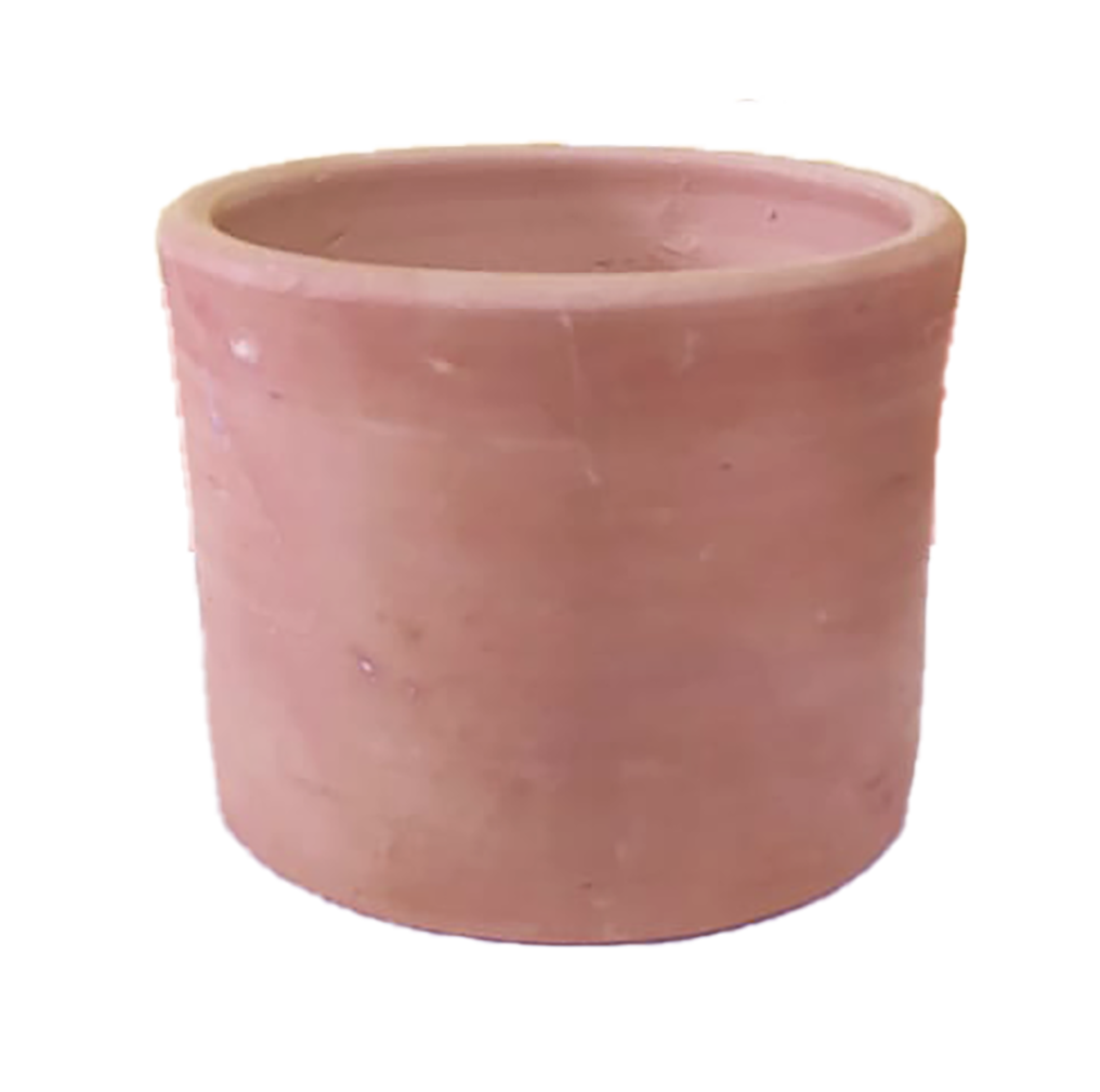 CLY007 Bole Shape pot | Height: 5”, Upper: 6.5”, Lower: 5” | Matir Fuldani | মাটির ফুলদানি - Image 1