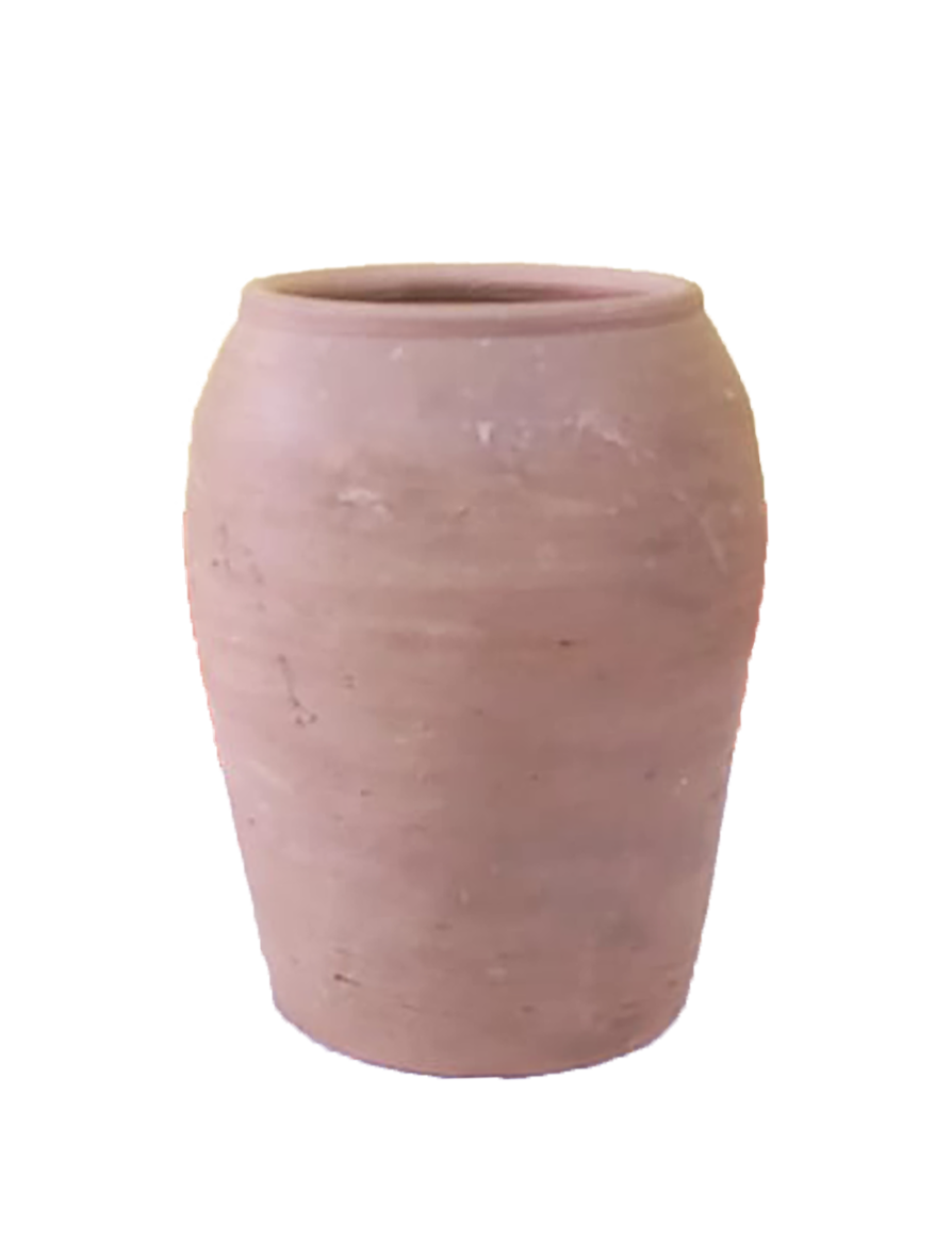 CLY008 Vase Shape Bangla| Height: 6”, Upper: 4”, Lower: 3” | Matir Fuldani | মাটির ফুলদানি - Image 1