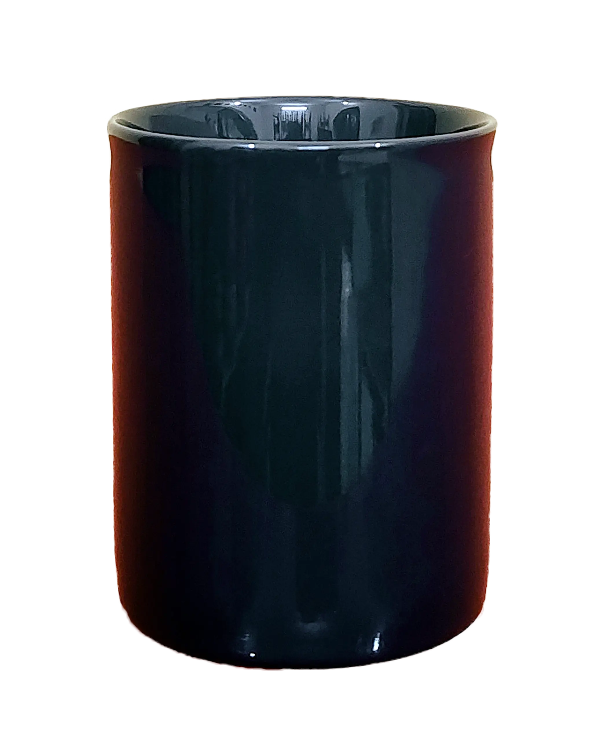 CRM006 black Glass Shape Color| Height: 4”, Upper: 3.5”, Lower: 3”| Ceramic Tub| সিরামিক টব - Image 1